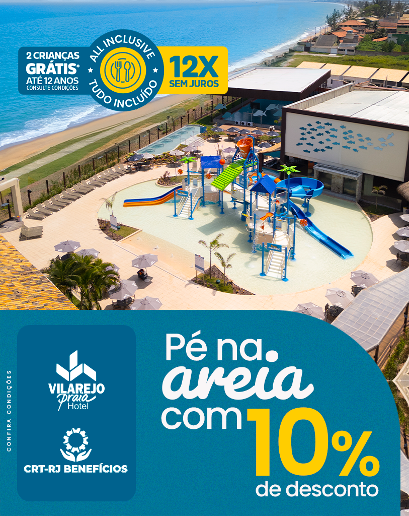 Hotel Vilarejo Praia com 10% de desconto