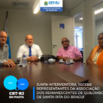 Junta Interventora recebe representantes da Associação dos Remanescentes de Quilombo de Santa Rita do Bracuí