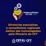 Diretorias executivas e conselheiros regionais eleitos são homologados pelo Plenário do CFT