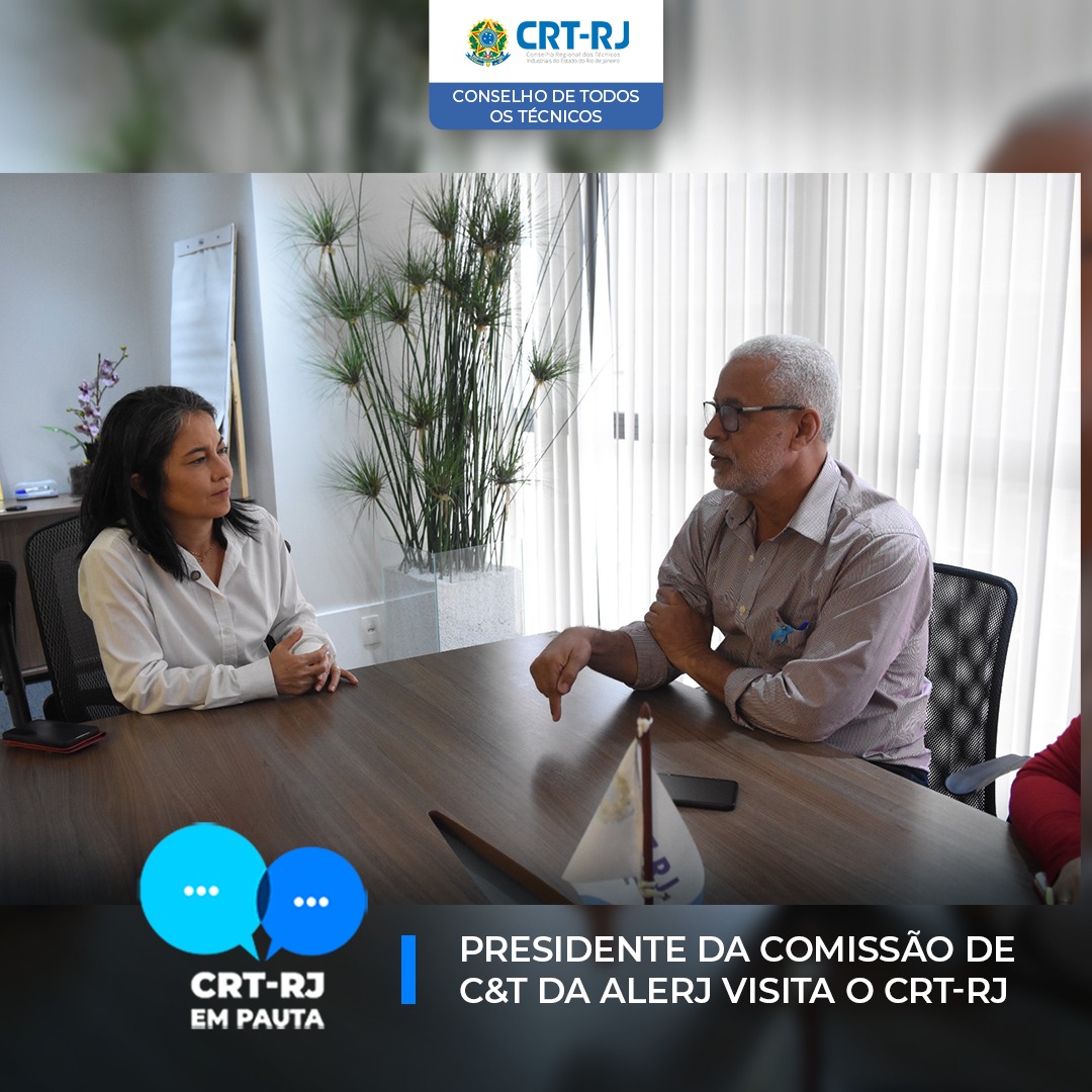 PRESIDENTE DA COMISSÃO DE C&T DA ALERJ VISITA O CRT-RJ