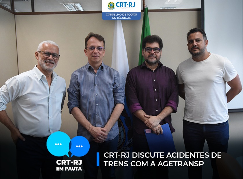 CRT-RJ DISCUTE ACIDENTES DE TRENS COM A AGETRANSP