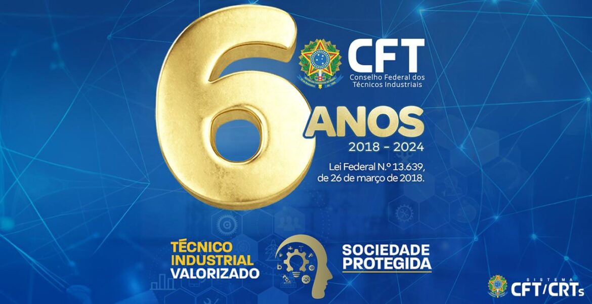 6 ANOS DE CRIAÇÃO DO SISTEMA CFT