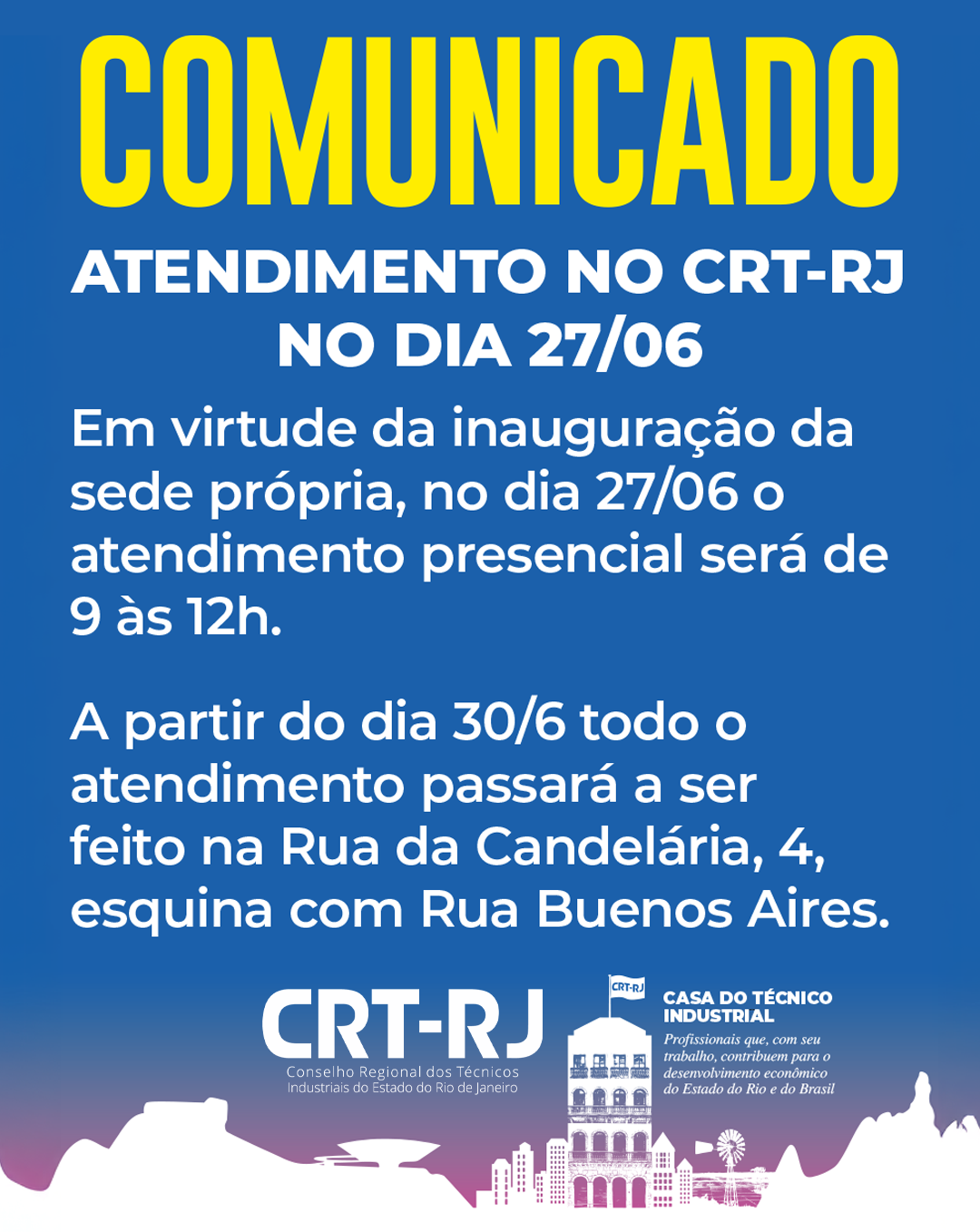 Comunicado: