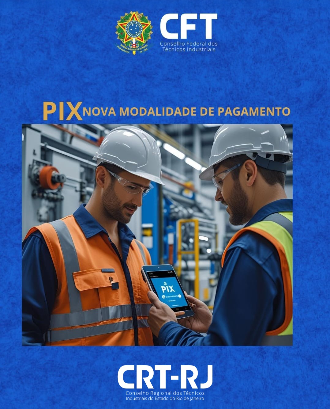 O CRT-RJ já está operando com o PIX!