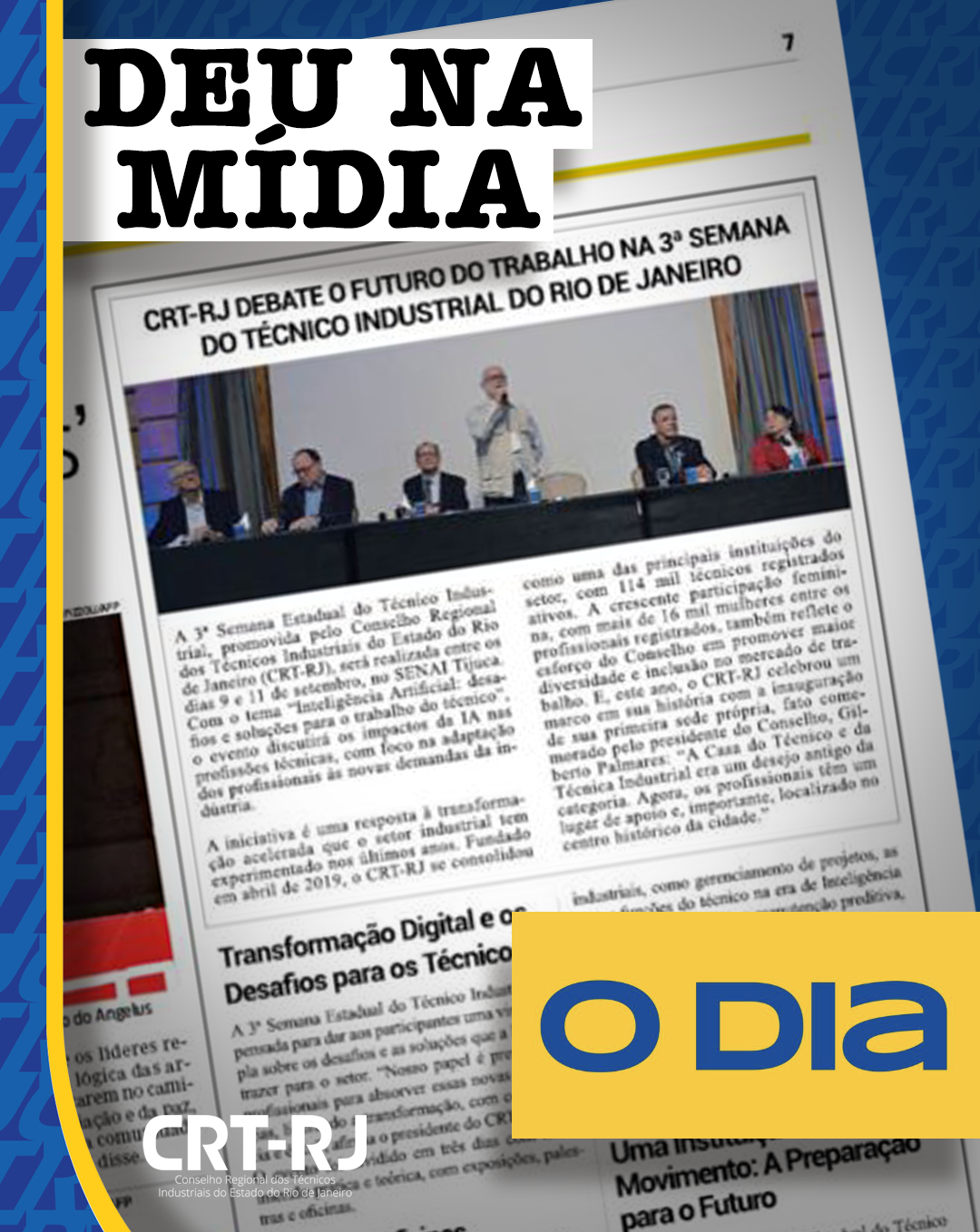 O CRT-RJ está na mídia!