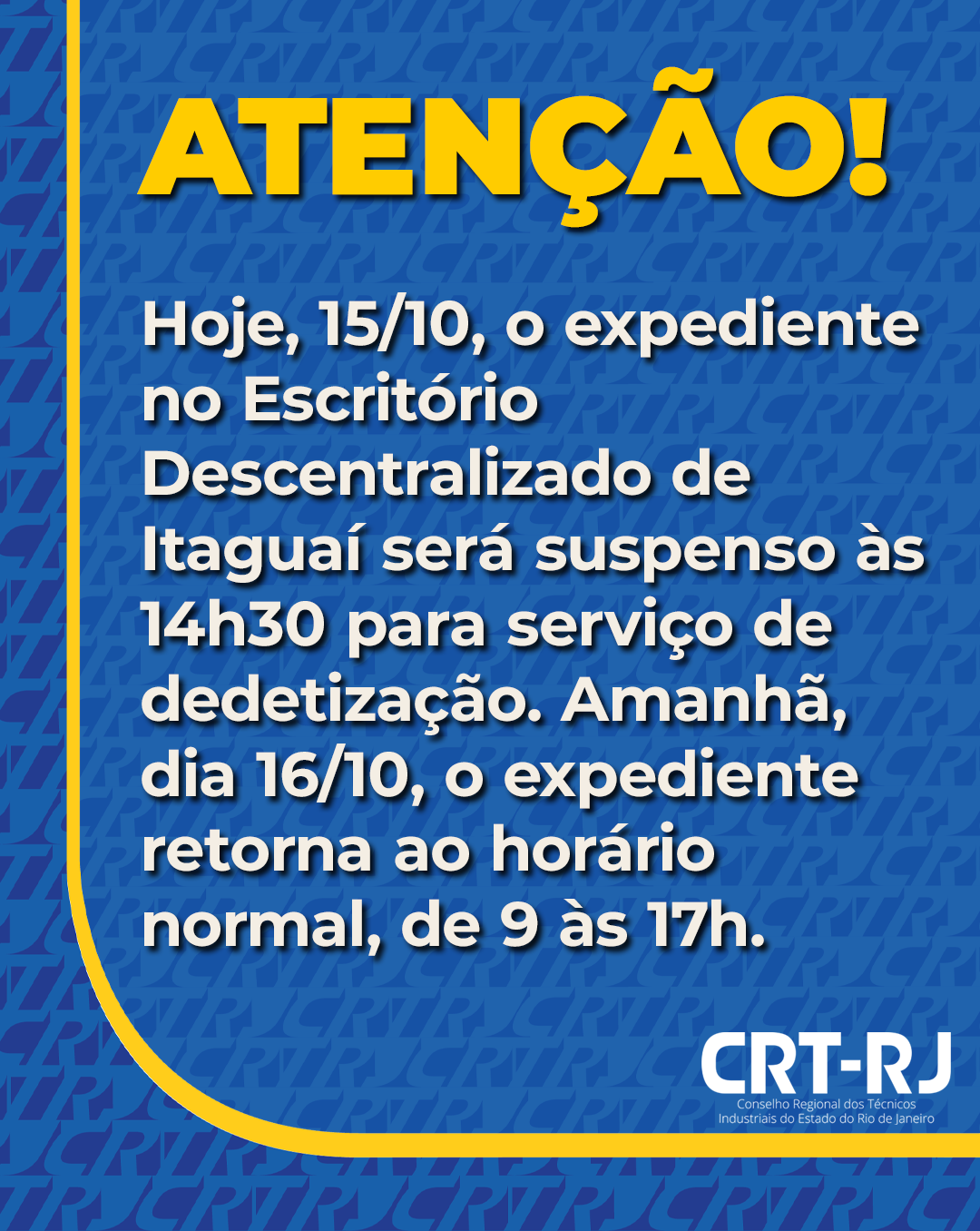 ATENÇÃO!