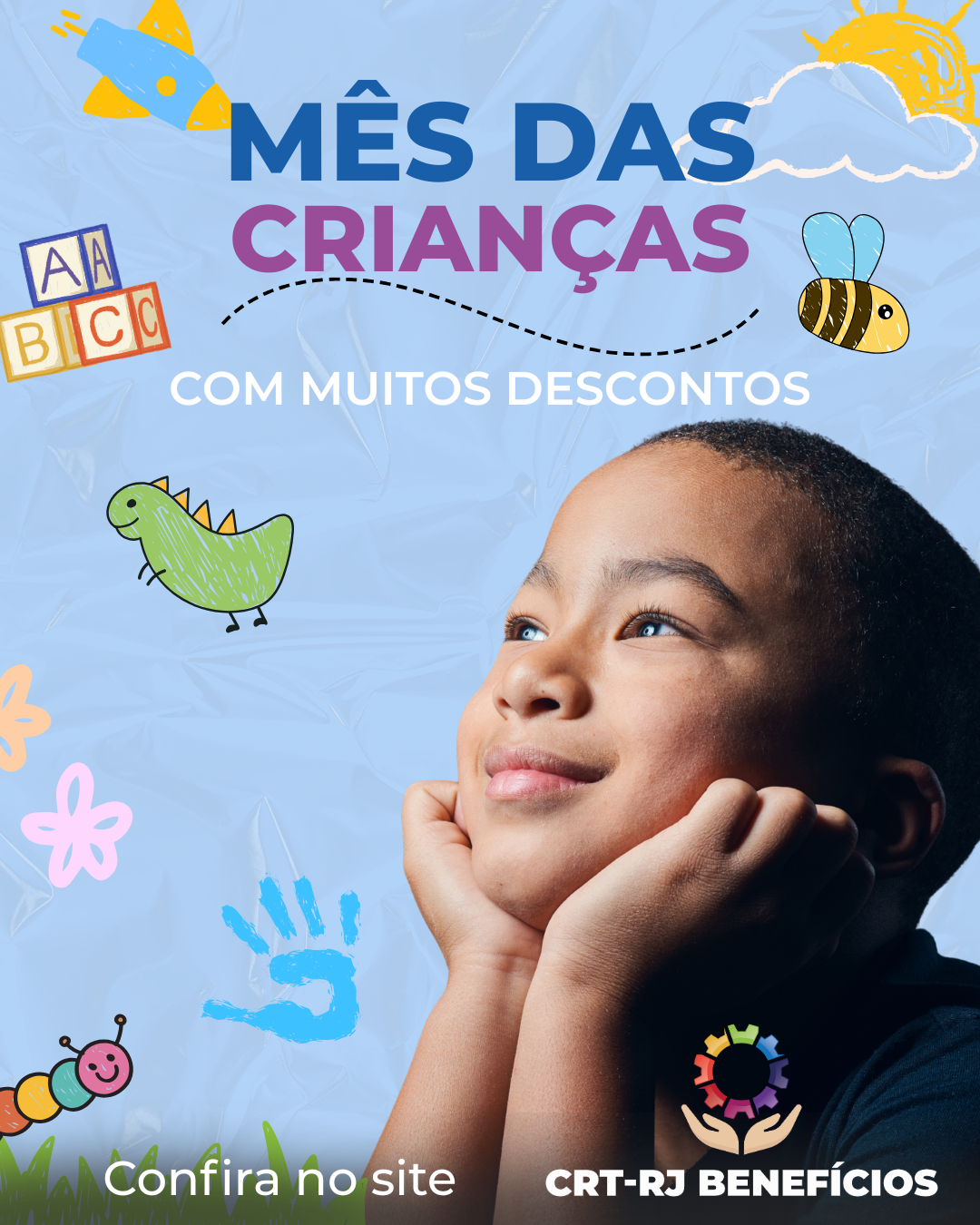 Ofertas para o Mês das Crianças no CRT-Benefícios